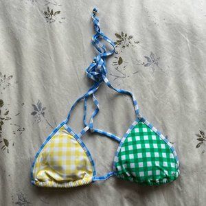 Vineyard Vines String Bikini Top - Gingham